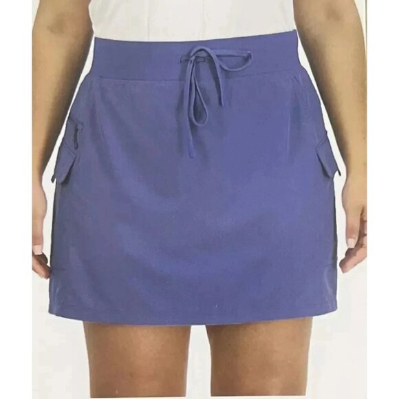 NWT GERRY Periwinkle BLUE WOMEN'S BREEZY CARGO SKORT Size S NEW - Picture 1 of 3